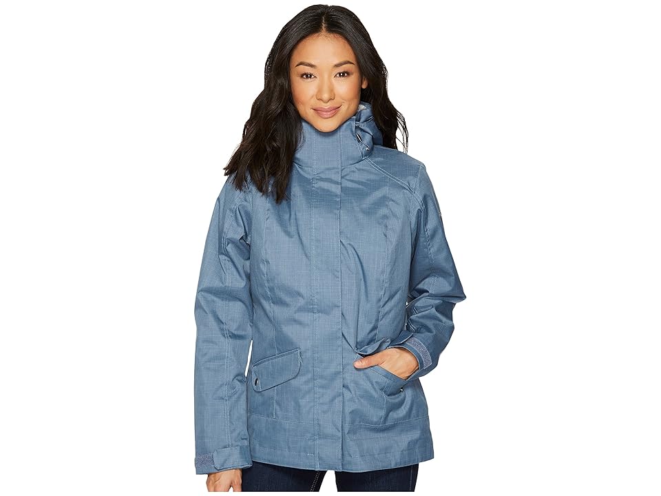 

Columbia Sleet to Street Interchange Jacket (Mountain India Ink) Women's Coat, Blue