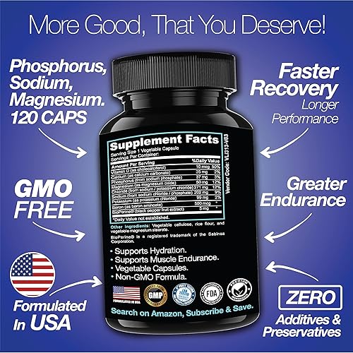 Miniatura 6 de Rapid Rehydr8 Suplementos de electrolitos 100 cápsulas  Ayuda en la prevención de calambres y apoya la resistencia muscular y la recuperación  100