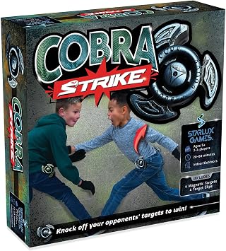 For Wrestling & Karate Fans Cobra Strike Aim for the Target, Defend Your Own | Ages 5+, 2-4 Players | Active, Outdoor Toys for Ages 8-12+ | Sports Gear for Youth | Teen Boy Gifts | By Starlux Games