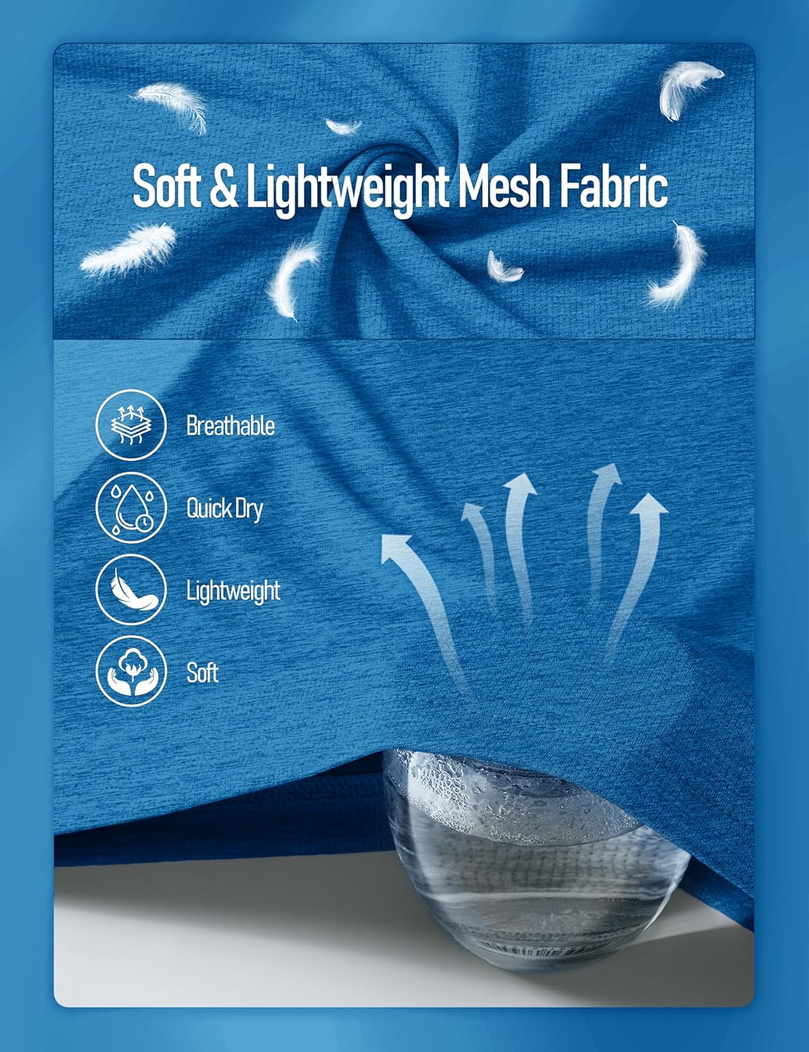 MAGCOMSEN Men's Short Sleeve Dry Fit Shirts Athletic Workout Tops UPF 50+ Sun Protection Cooling Tshirts Running Gym - Image 4