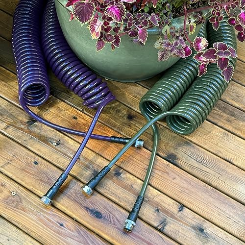 Miniatura 7 de Manguera Water Right profesional de jardín de poliuretano, sin plomo y con agua potable, Verde bosque