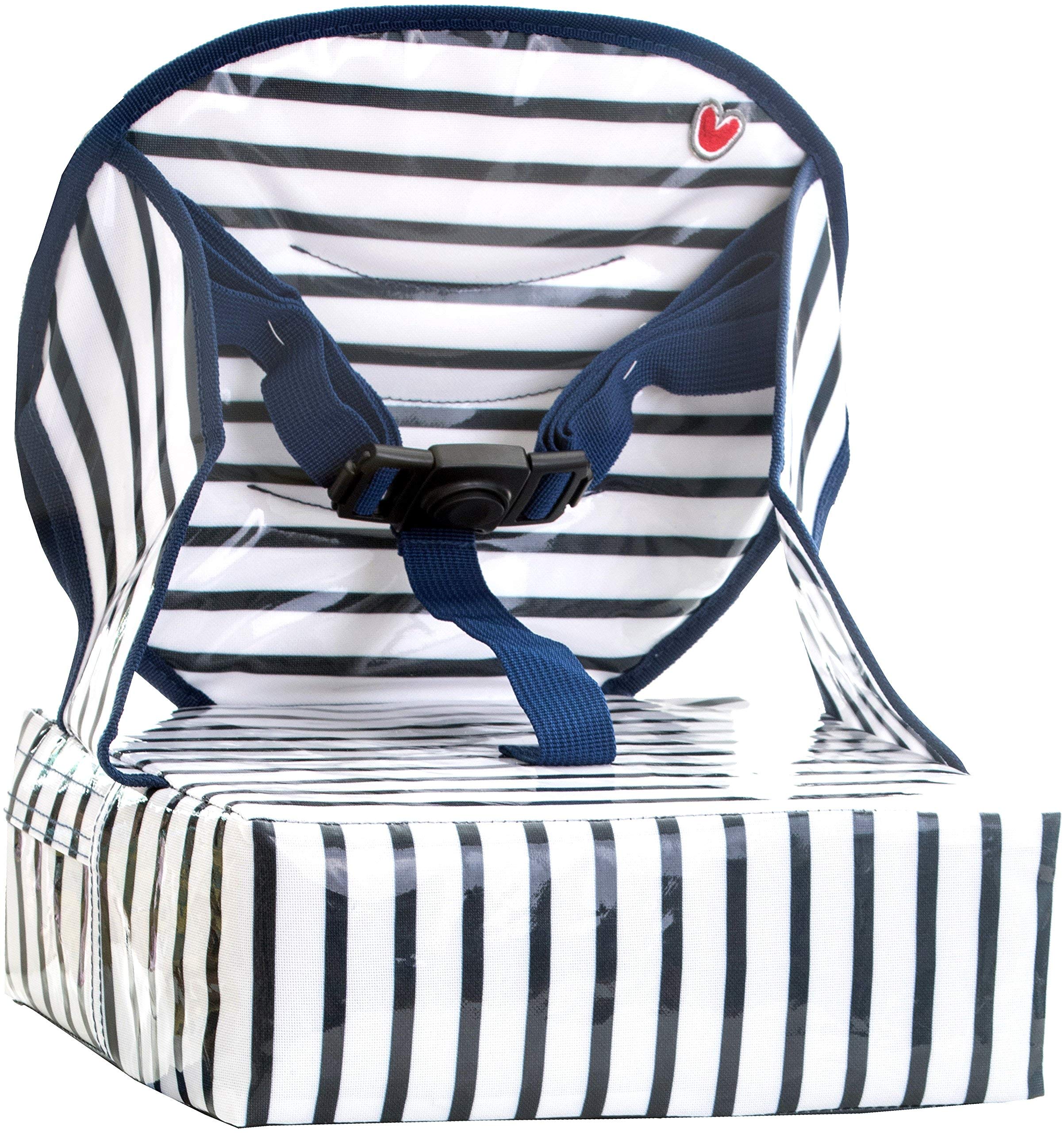 Alzatina Easy Up BabyToLove | Leggera, compatta e facile da trasportare | Blue Stripes