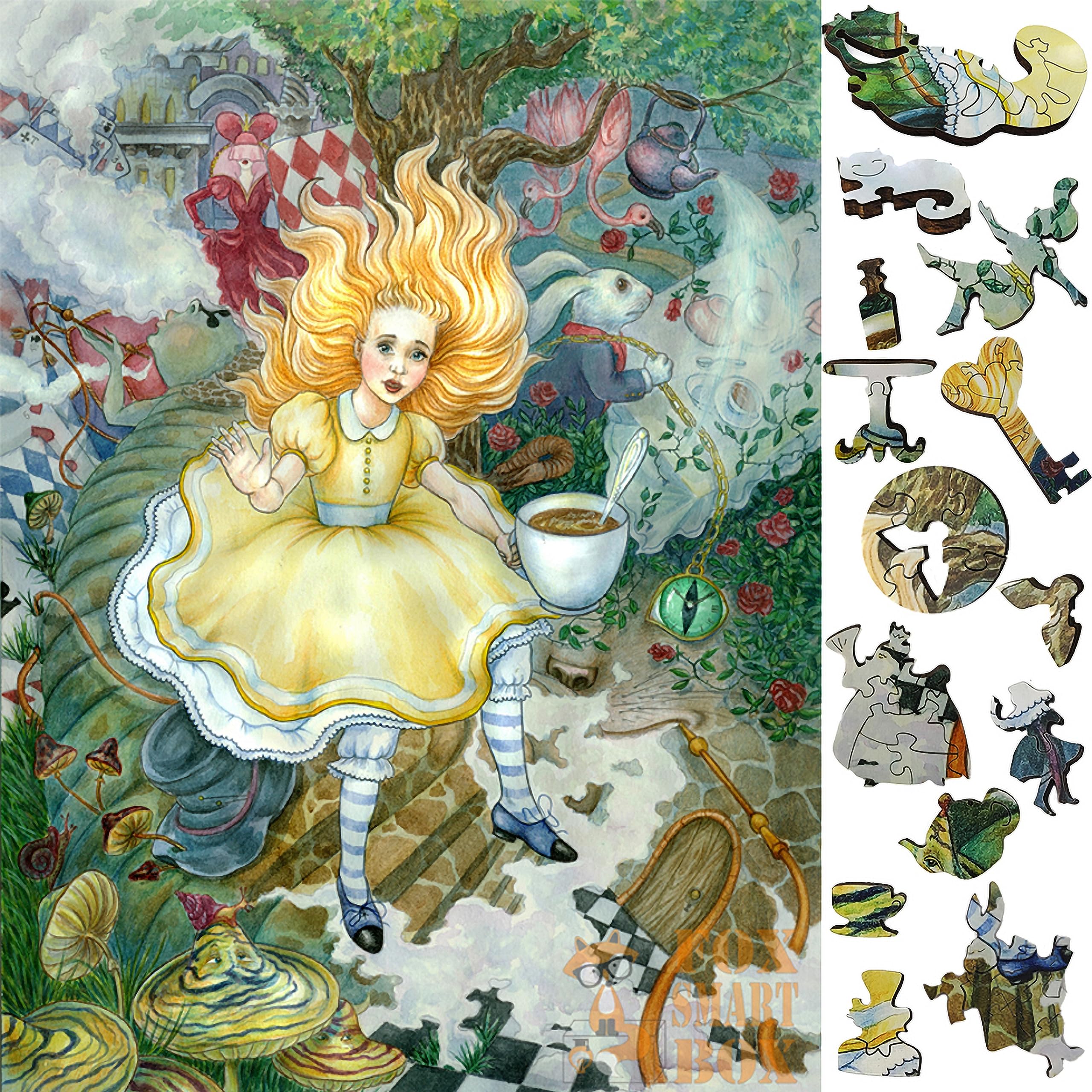 Puzzle In Legno 444 Pezzi Per Adulti &ndash; Andare Al Mercato &ndash; FoxSmartBox 2024 &ndash; Multicolore