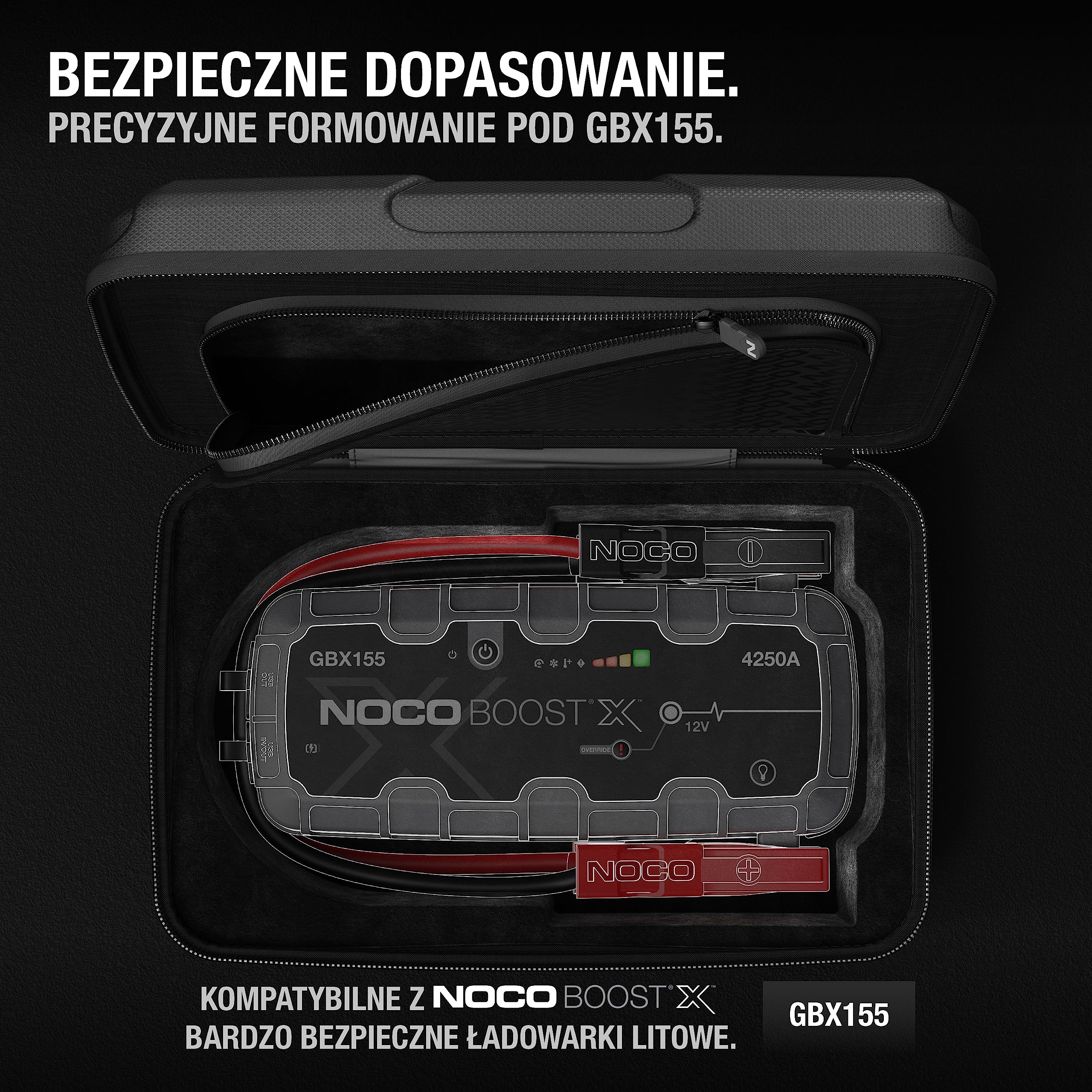 NOCO GBC104 Boost X EVA Etui ochronne na urządzenia rozruchowe GBX155 UltraSafe Lithium Jump Starter