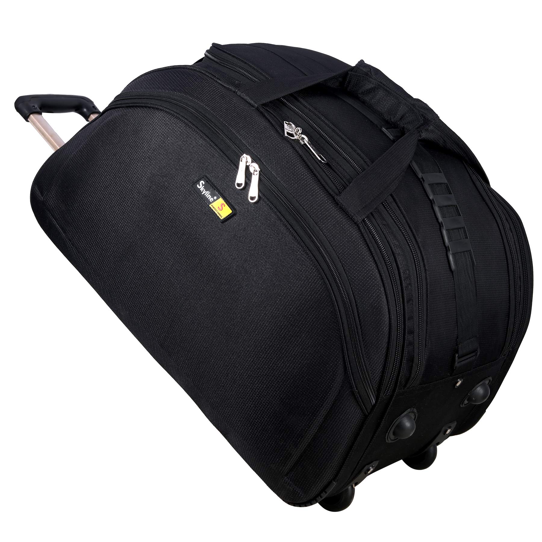 Skylinepolyester 80 Ltrs Travel Duffle Trolley Bag Cabin