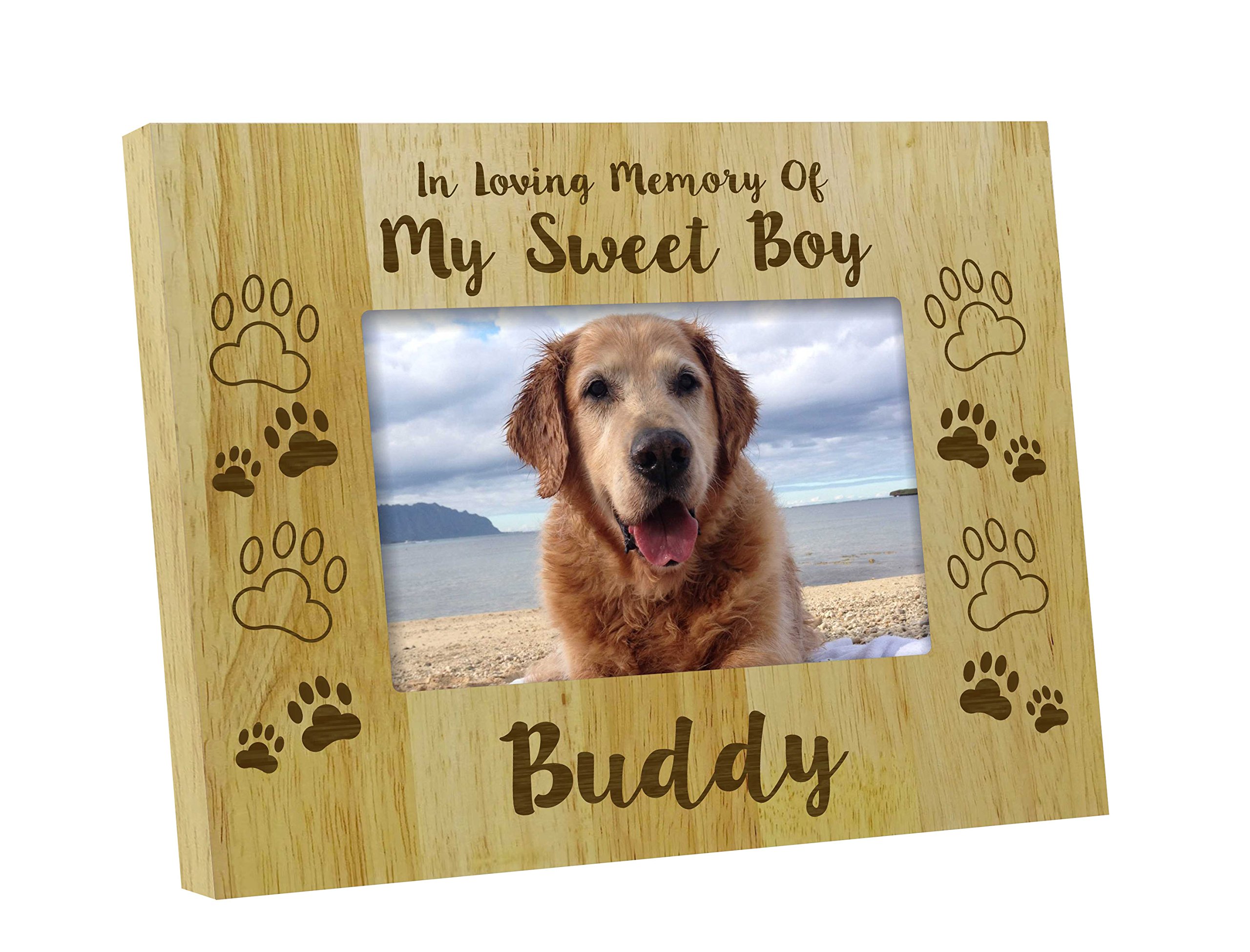 Amazon.co.jp: Darling souvenitaパーソナライズ木製彫刻犬の記念写真