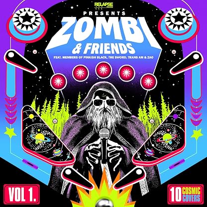 ZOMBI & FRIENDS: VOLUME 1 (SILVER VINYL) por Zombi, capa do álbum