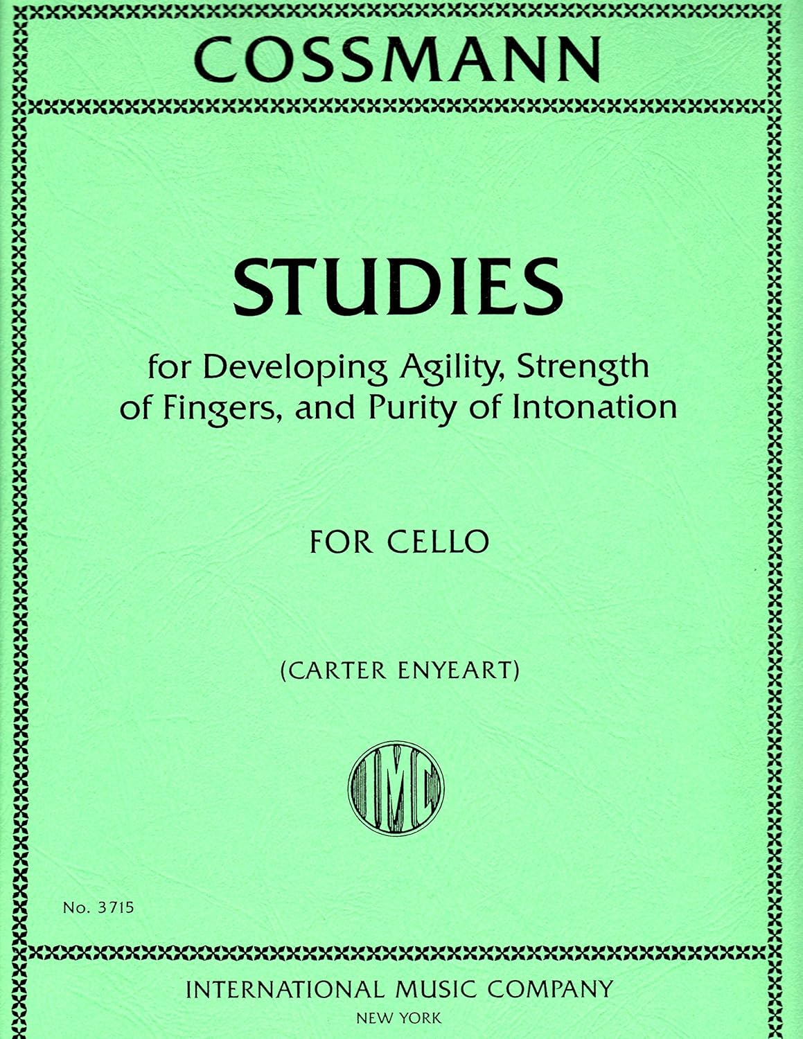 Cossman: Studies for Developing Agility... - Cello (International 3715)