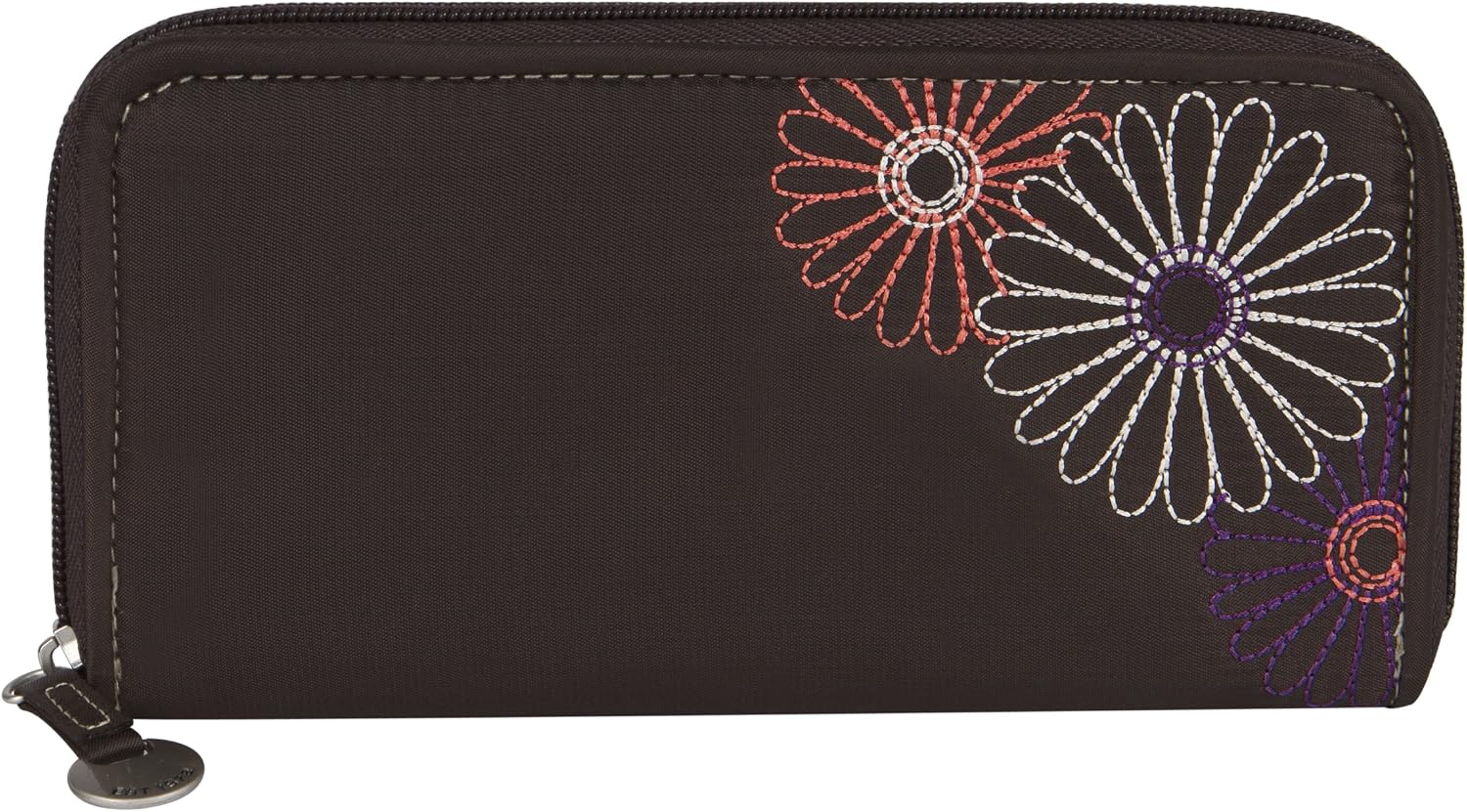 Travelon Safe Id Daisy Ladies Wallet, Brown, One Size