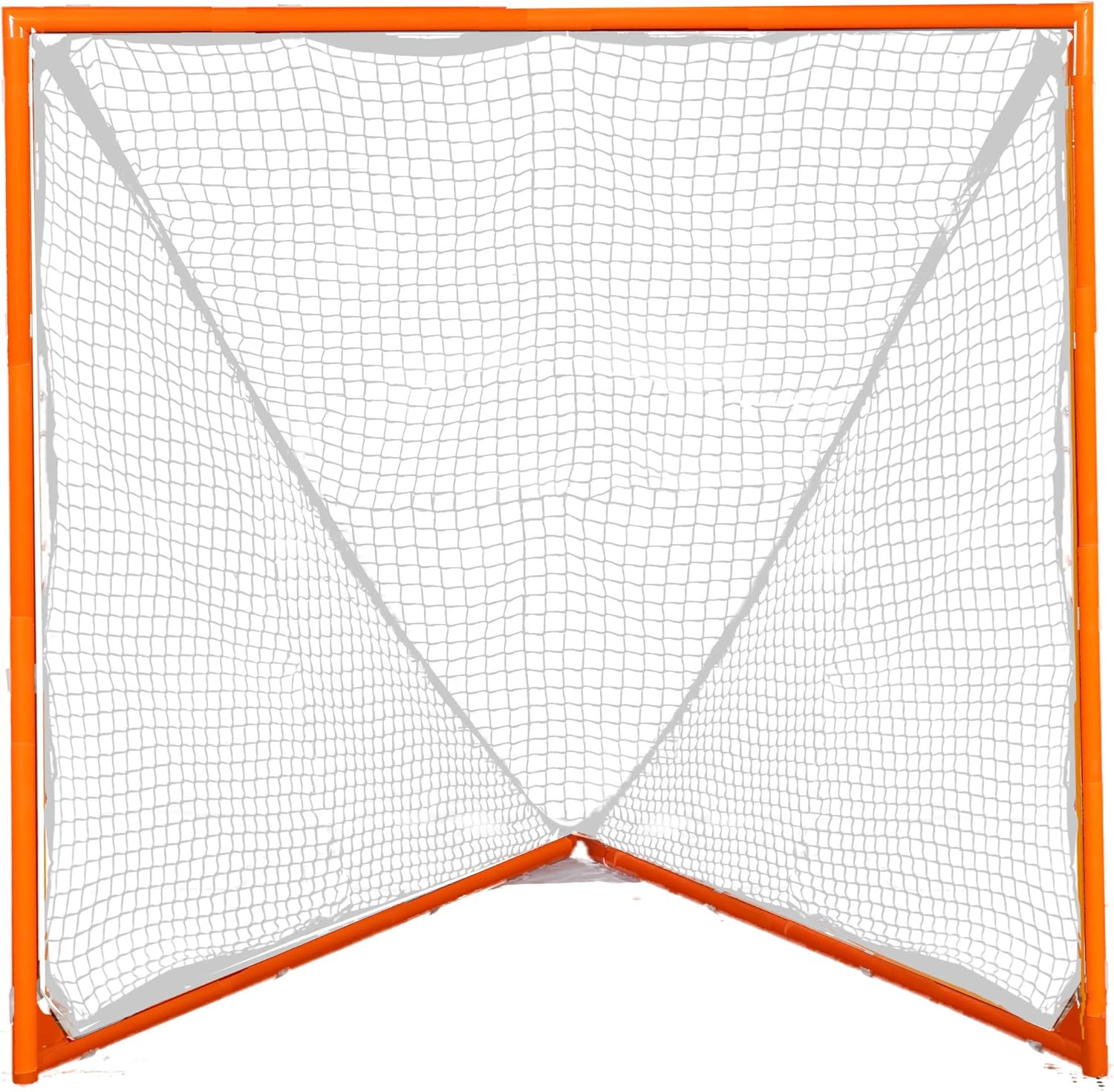 Champion Sports Pro & Collegiate Lacrosse Goal 6x6 ft Steel Frame for Men’s & Women’s Lacrosse, Training & Game Play