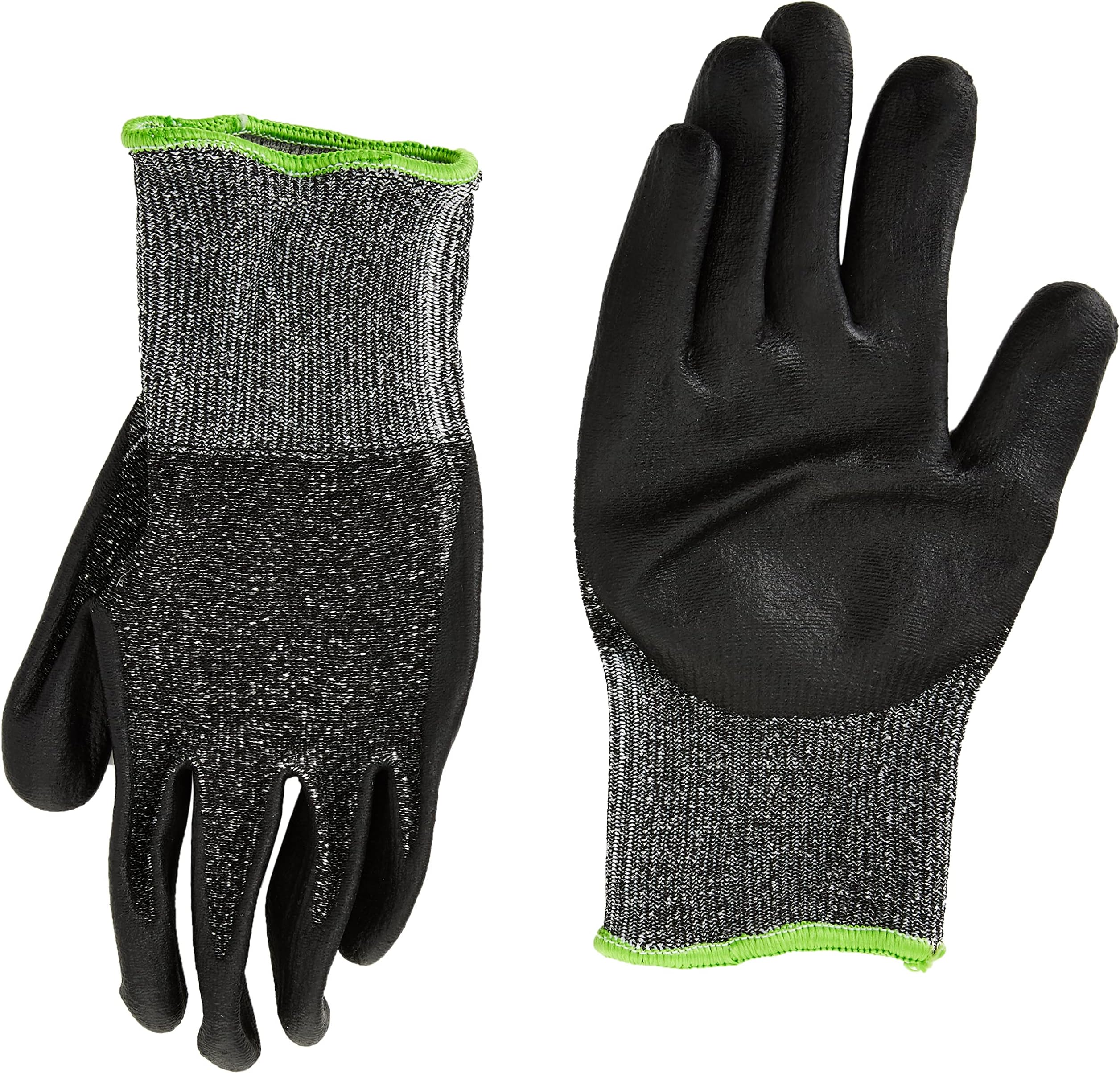 Gloves SKY27-M Ninja Knight Cut 5 bi-poly palm coat Glove, Size: M, Grey/Black