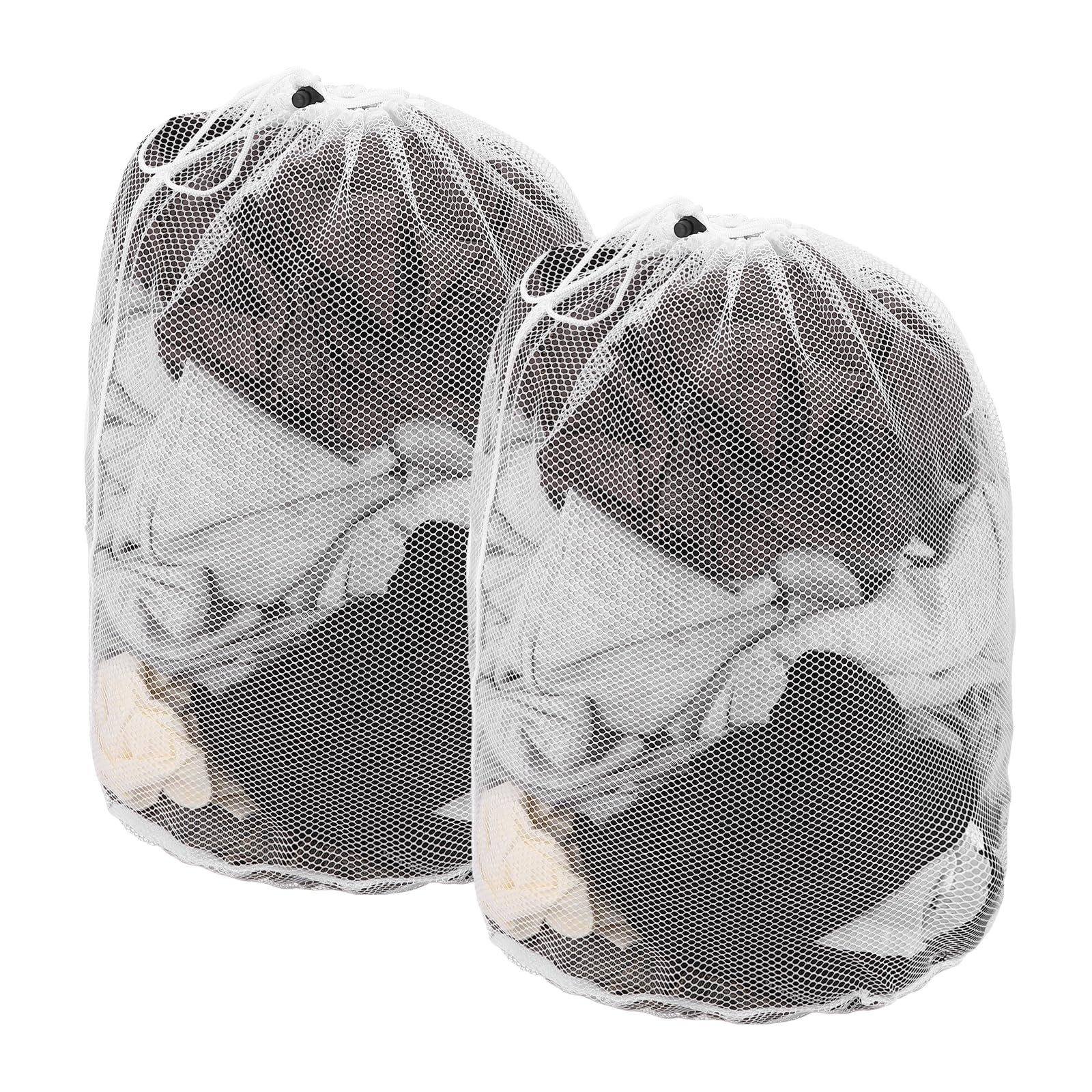 Bolsas de lavandería de malla de 60x50 cm para lavadora pack de 2