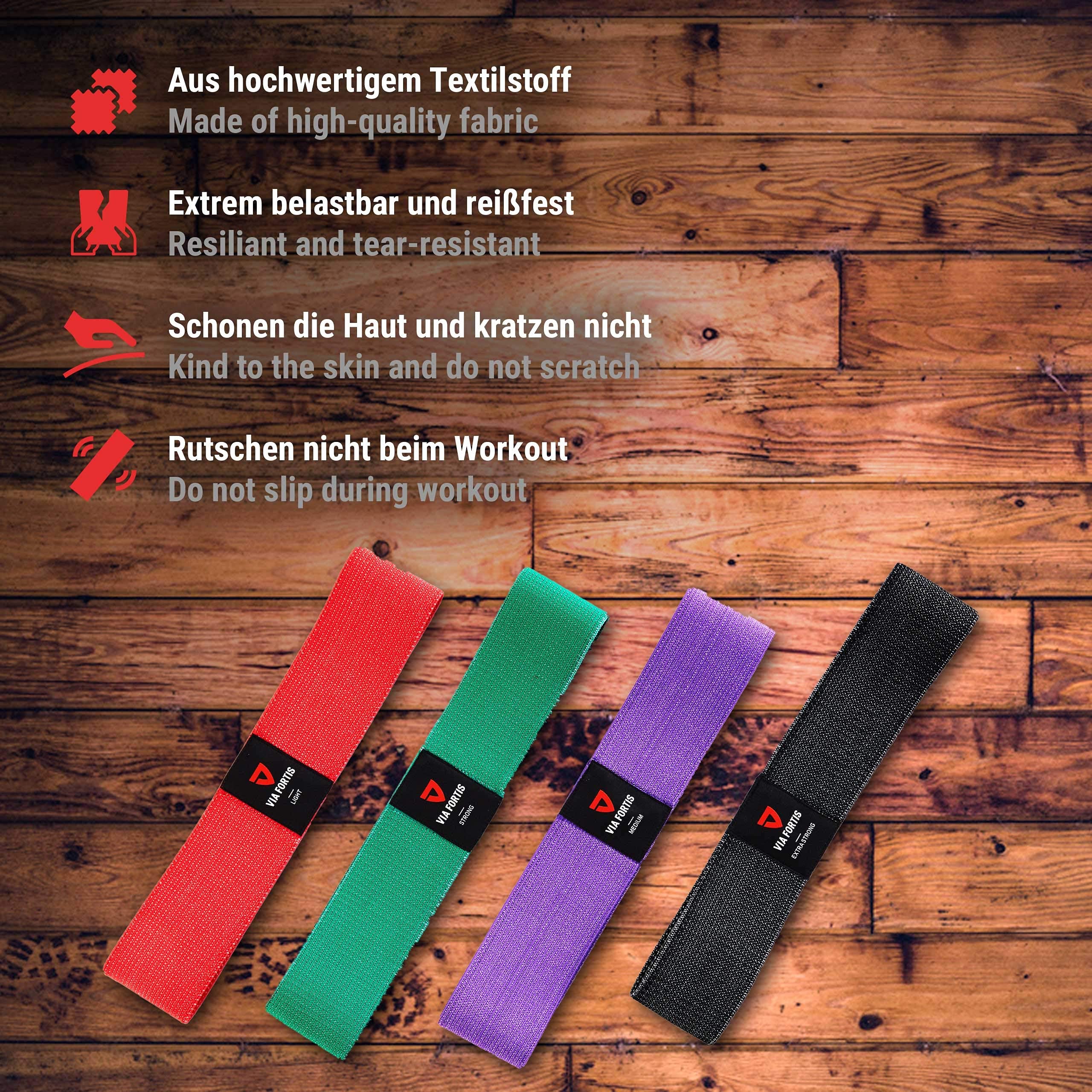 Sporzilla® Booty Band – Fasce di resistenza per un sedere stretto – Set di fasce fitness per ogni livello: riabilitazione, avanzati e professionisti – Resistance Bands