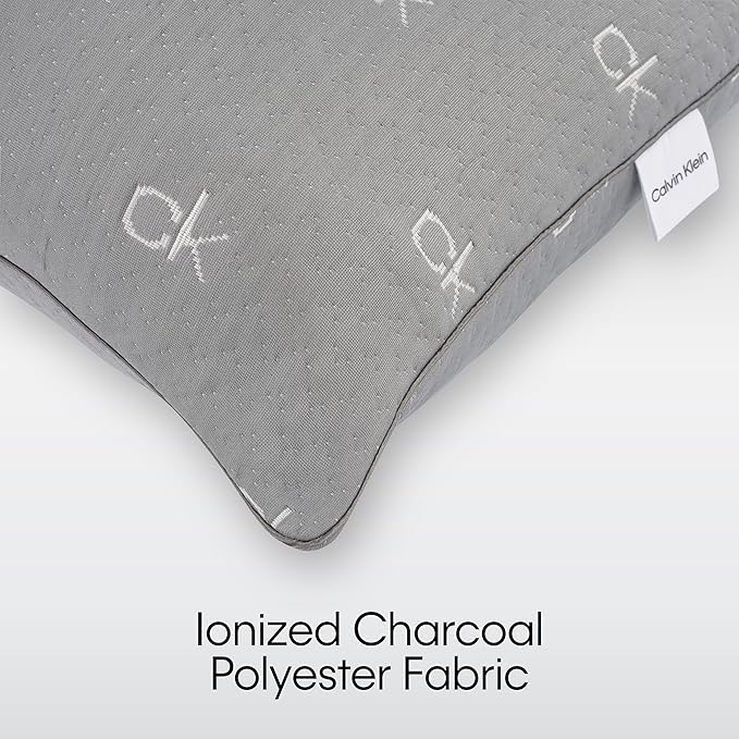 Set 2 Almohadas Poliéster Queen Charcoal miniatura 4