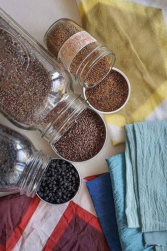 Miniatura 2 de Primary Colors Natural Dye Semillas 3 variedades, rojo, amarillo, azul