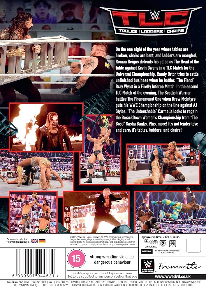 その他 WWE TLC 2014 [DVD] Photos of WWE Tables, Ladders & Chairs (…And Stairs) DVD