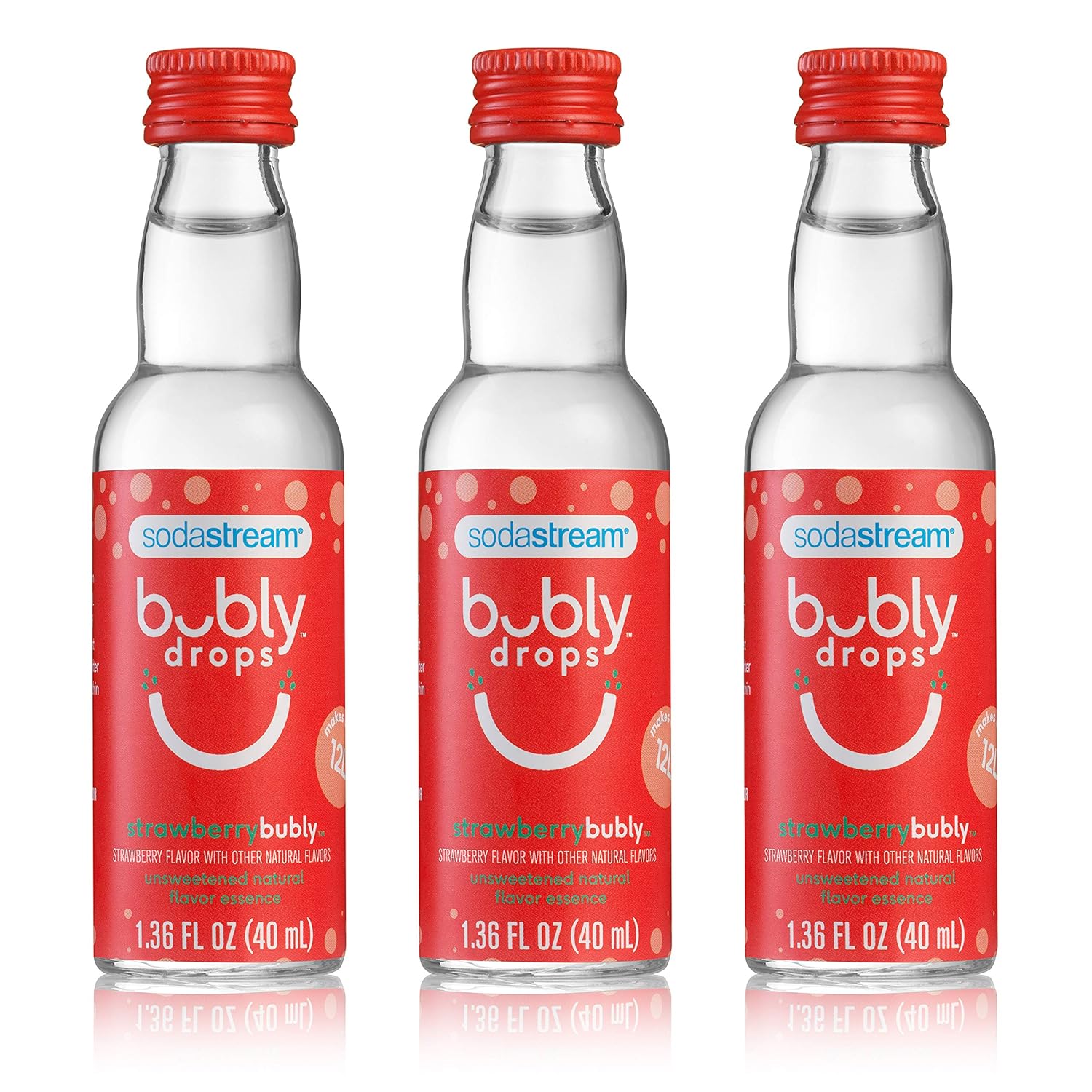 SodaStream - Blackberry bubly Drops, Unsweetened Natural Flavor, No Calories or Sweeteners, Makes 36 cans, Seltzer Flavor, 4 Fl Oz (Pack of 3)
