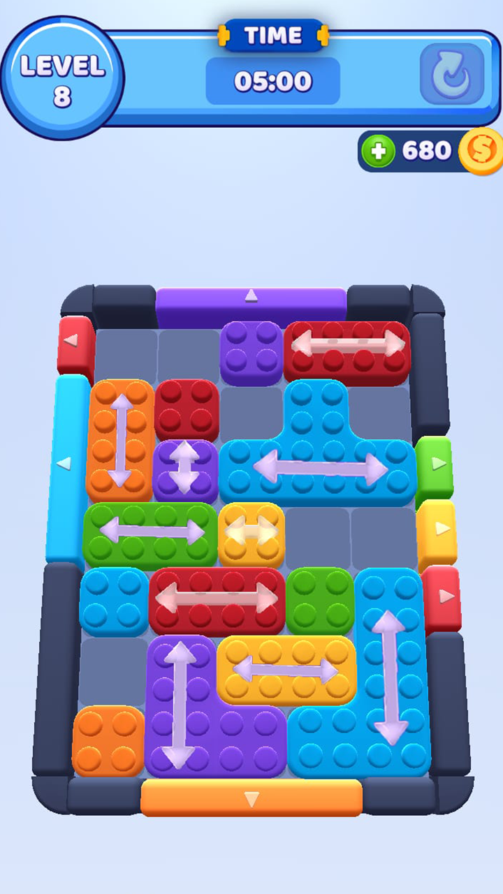 Color block Fun Jam - Tapout block escape color blast Jelly fill game ...