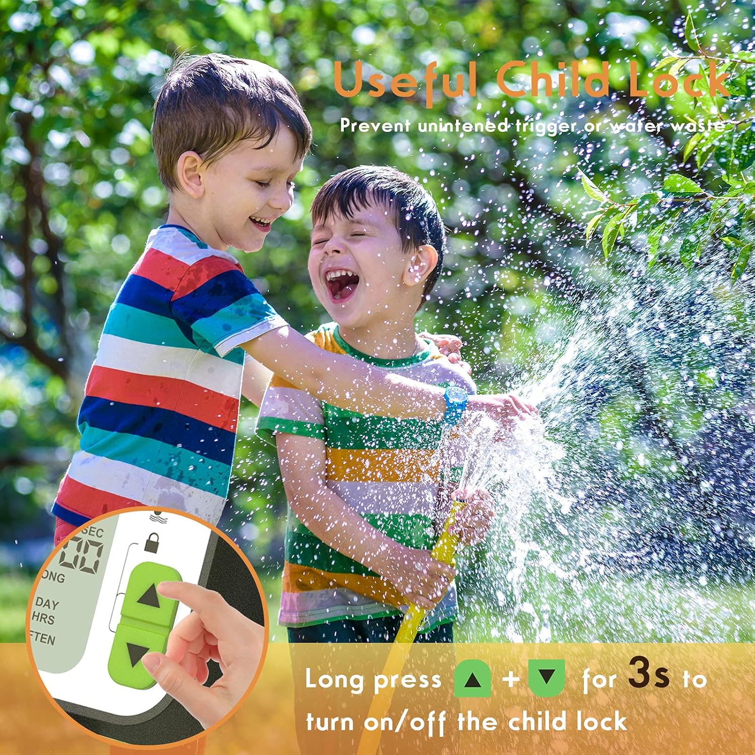 Kazeila Sprinkler Timer, Water Timer with 3 Separate Watering Programs Hose Timer with Rain Sensor,Child Lock, Auto & Manual Watering Mode,IP65 Waterproof for Garden : Everything Else