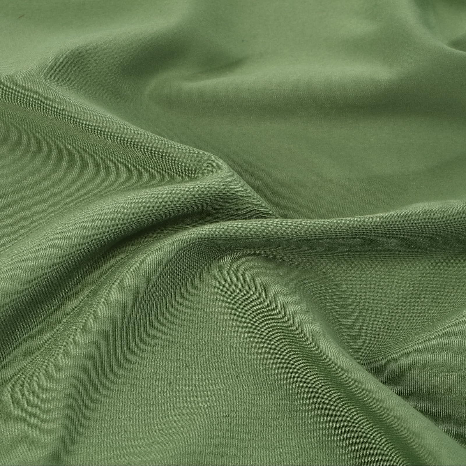Cotton Polyester Fabric by The Yard - 60" Wide Broadcloth Fabric Soft,Breathable Material - for Lining&Clothes Sewing (Olive Green, 1 Yard) - 3