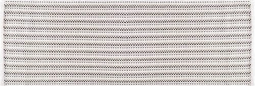 THE BEER VALLEY Alfombra de pasillo 100% algodón, 2 x 6 pies, grisbeige, reversible, para sala de estar, cocina, dormitorio, pasillo, 24 x 72