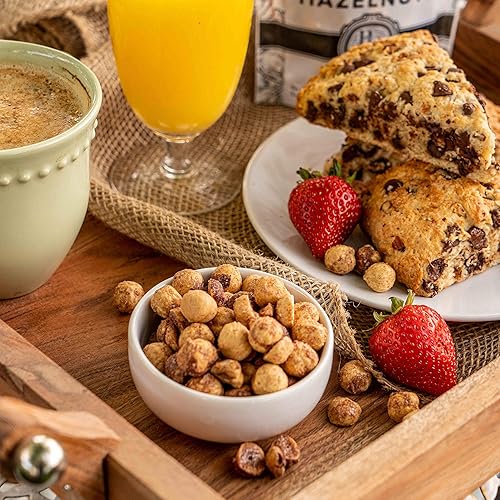 Miniatura 8 de Oregon Farm To Table - Avellanas de cultivadores de primera calidad tostado en seco ligeramente salado certificado Kosher - 1 libra