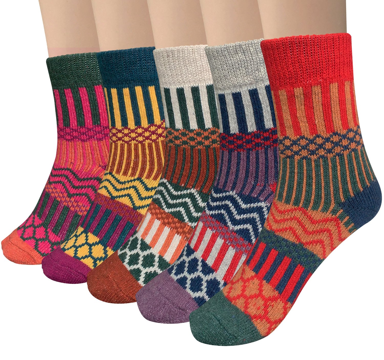 Chaussettes Thermiques Chaudes Paires De Chaussettes Femme Hiver