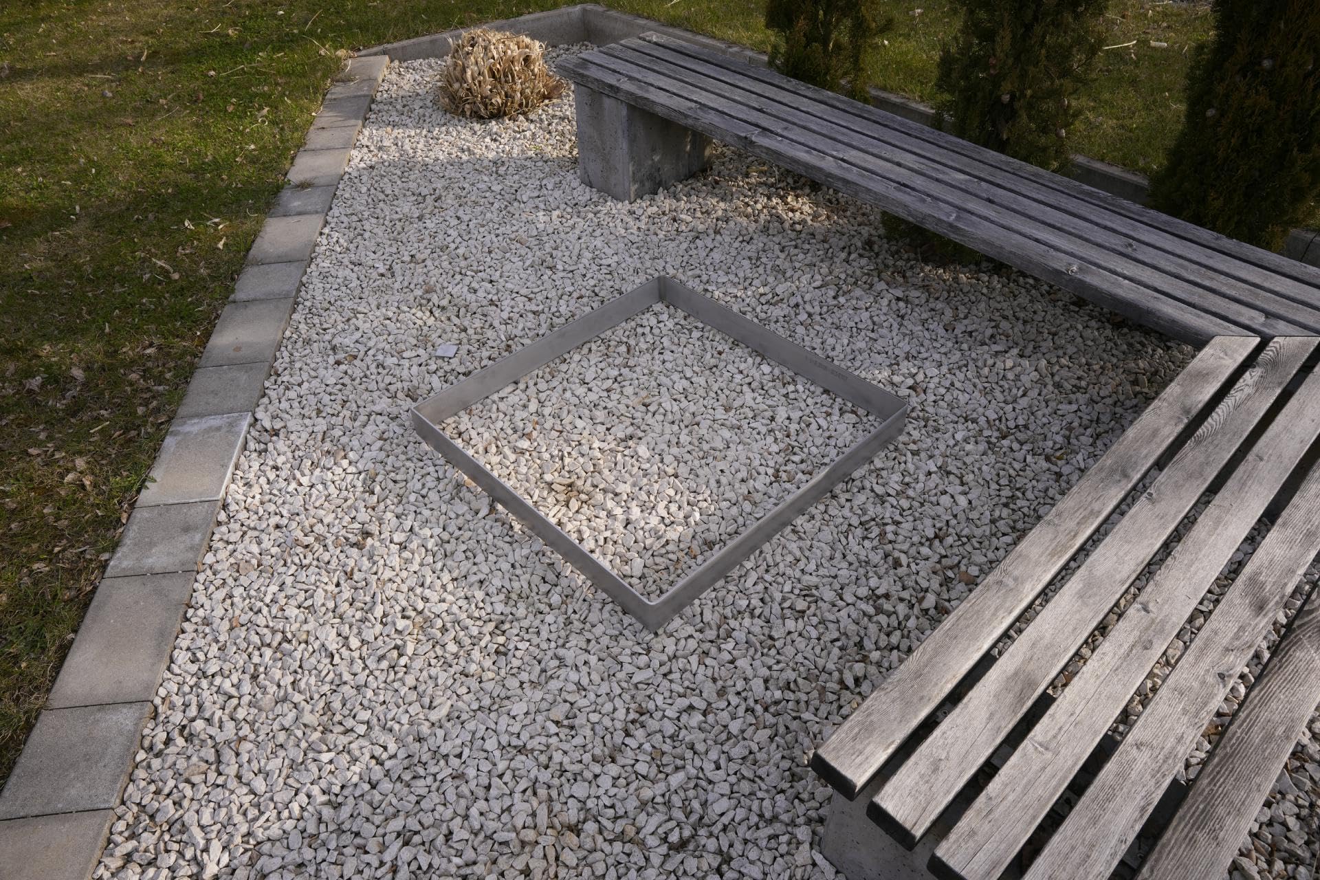 Rechteck Edelstahl Beeteinfassung Individuelles Maß Garten Designblech Beet Grabschmuck Grabeinfassung Pflanzring (60x100 cm)