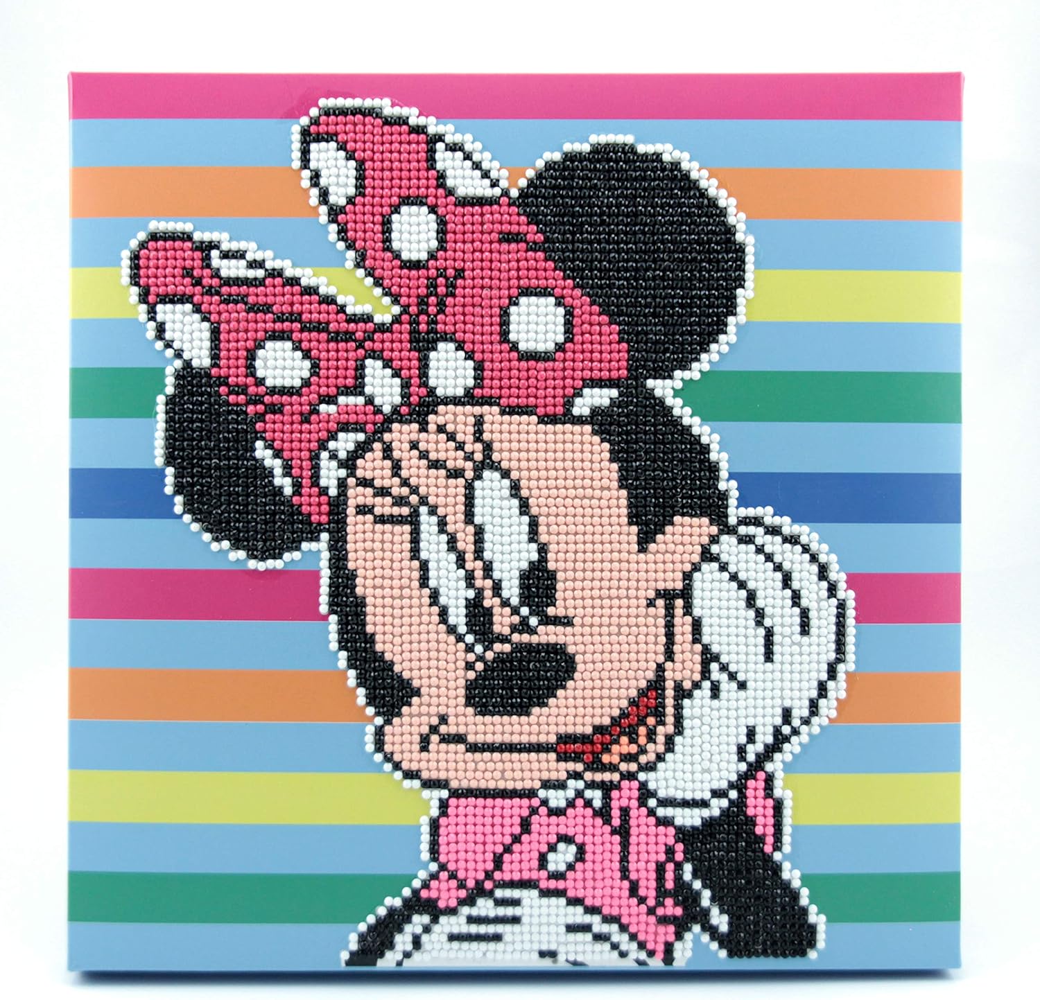 Camelot Dotz Diamond Art KIT MM, Minnie Stripes