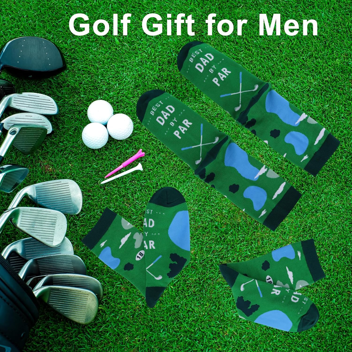 Golf Gifts for Men and Women, Stitch Novelty Funny Socks for Dad Him Husband Father - Image 3