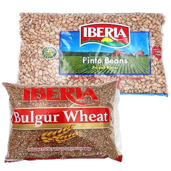 Iberia Pinto Beans 4 lb. + Iberia Bulgur Wheat, 24 oz