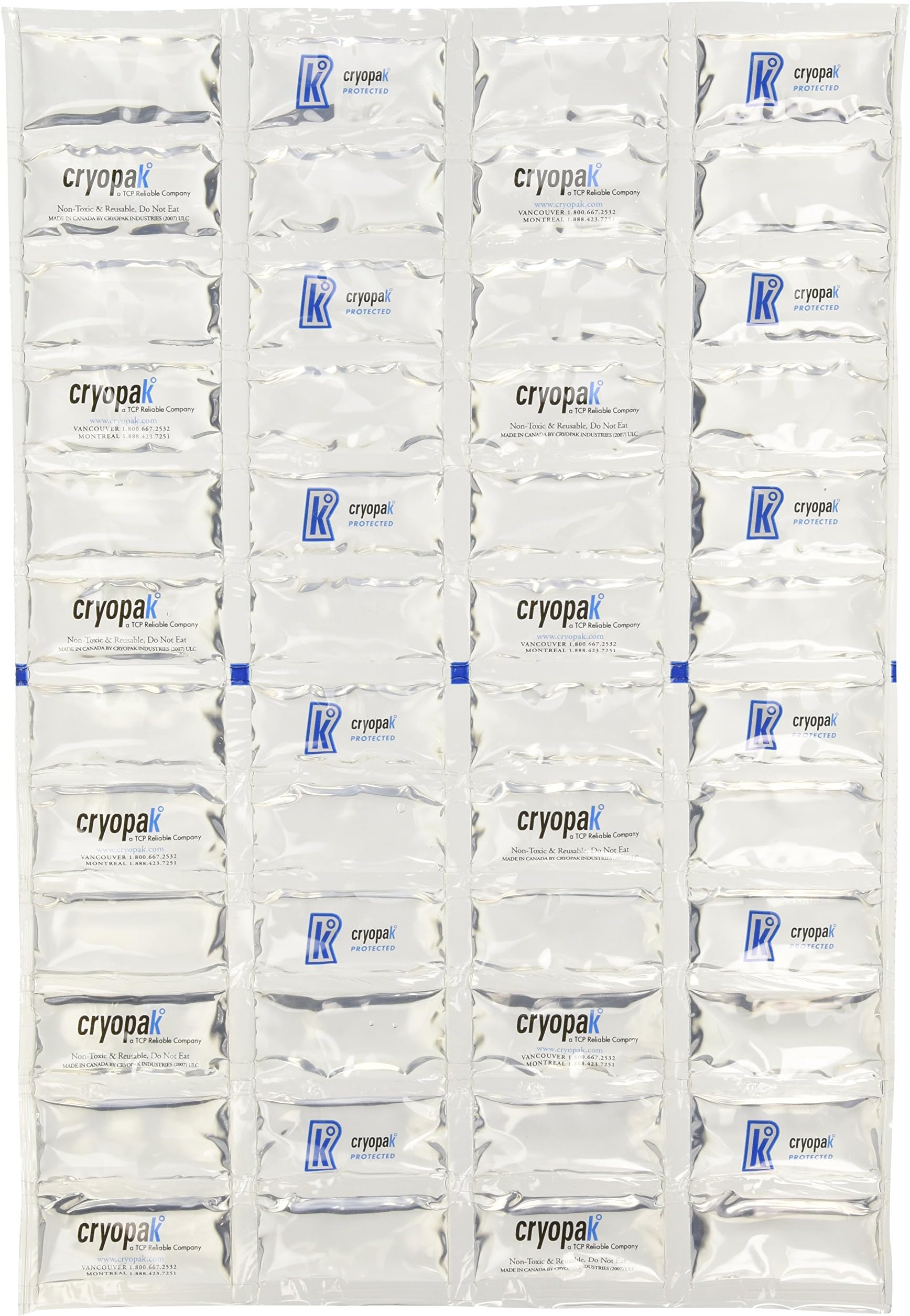 Cryopak Flexible Ice Blanket 16.5 x 11.66-Inch (6 Pack)