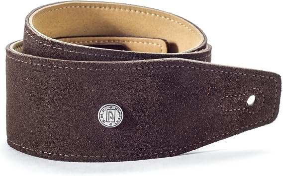 Dunlop BMF Suede Strap Mahogany