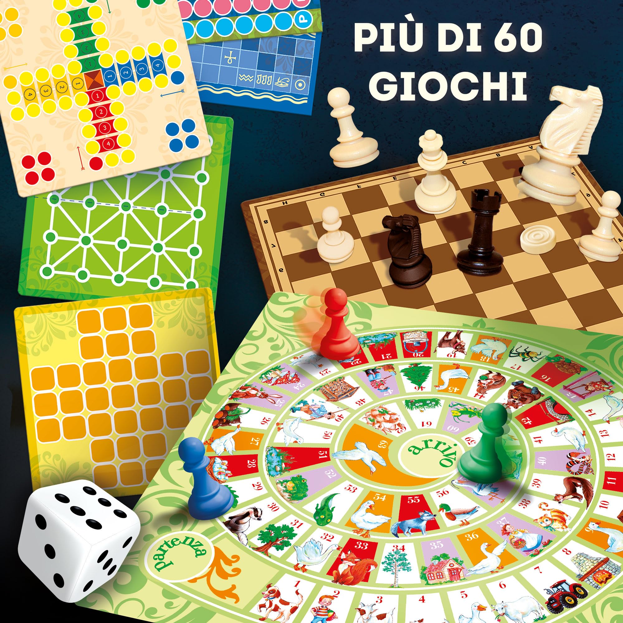 Liscianigiochi LUDOTECA GIOCHI RIUNITI PIÙ DI 60