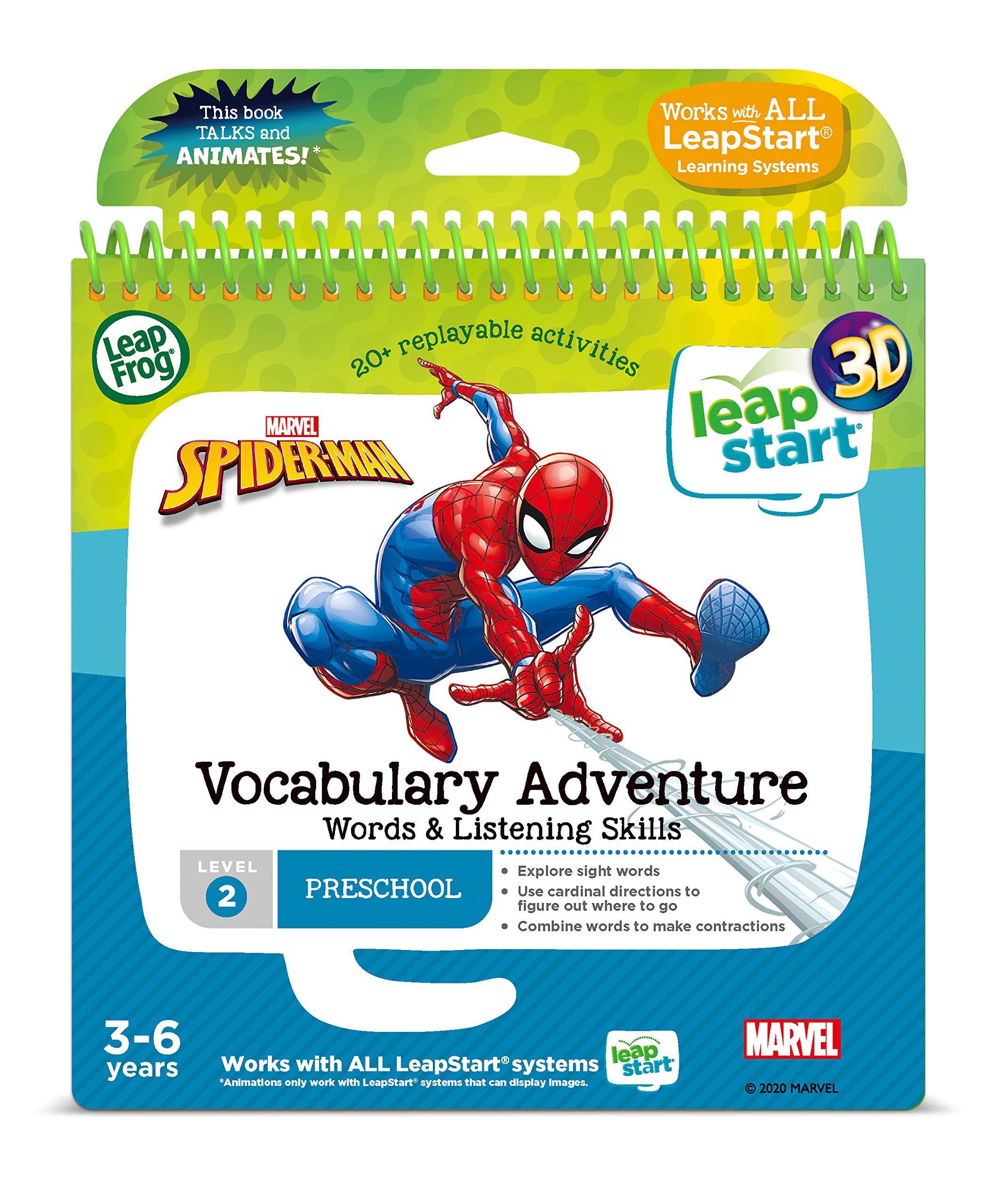 Amazon.com: LeapFrog 465403 Spiderman, Red, 1.8 x 18.7 x 18.7 cm