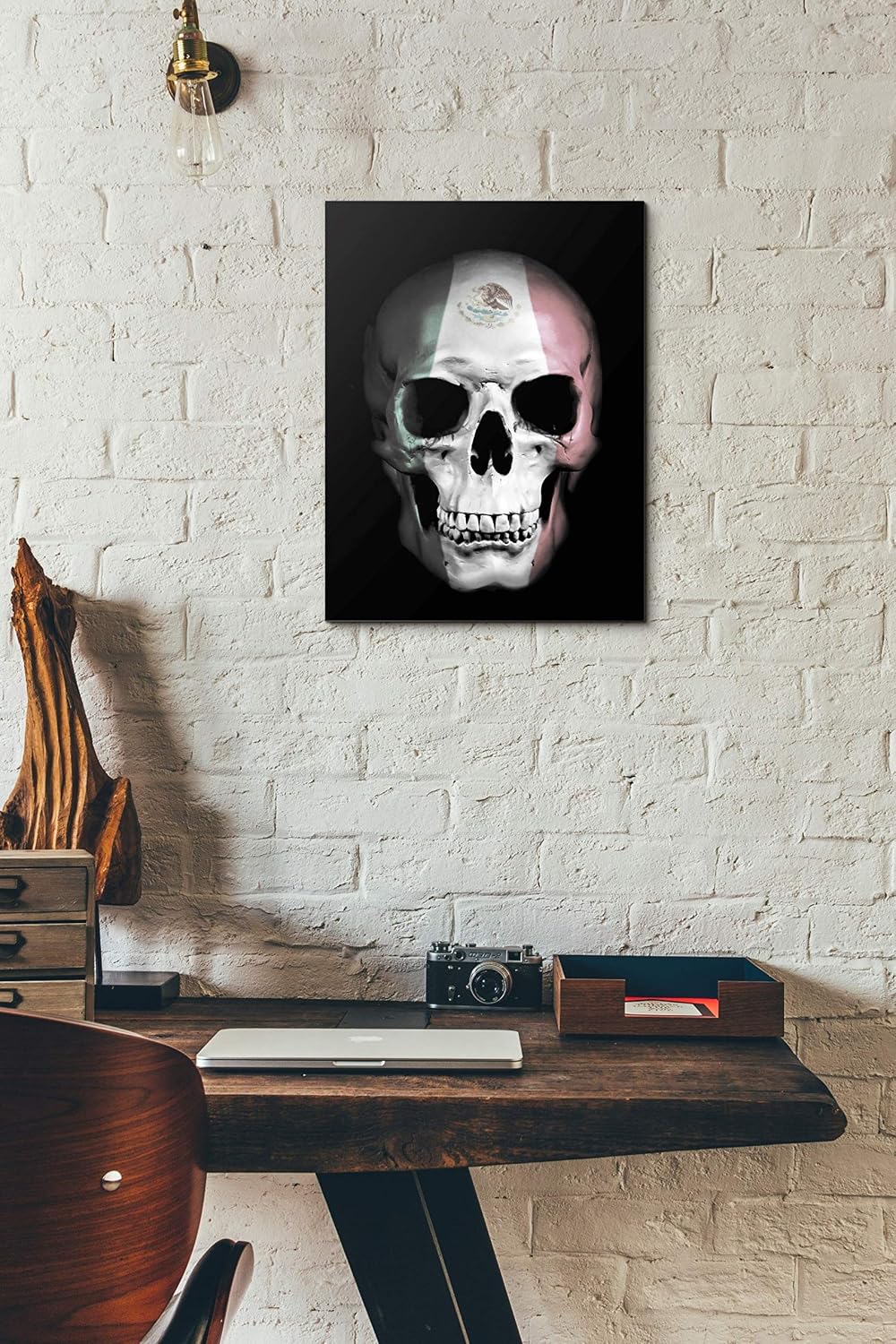 Cortesi Home 'Mexican Skull' by Nicklas Gustafsson, Canvas Wall Art, 12"x16"