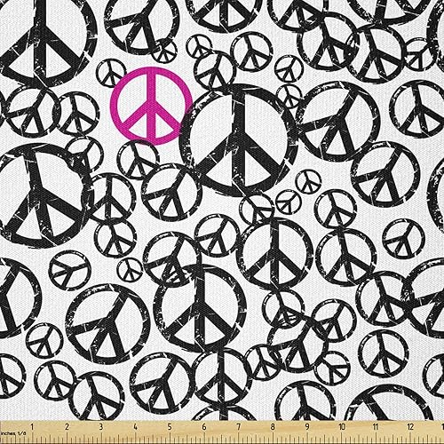 Miniatura 162 de Tela de panda Lunarable de The Yard, diseño de oso asiático con dibujos animados comiendo hojas y ramas, animal silvestre, tela decorativa para