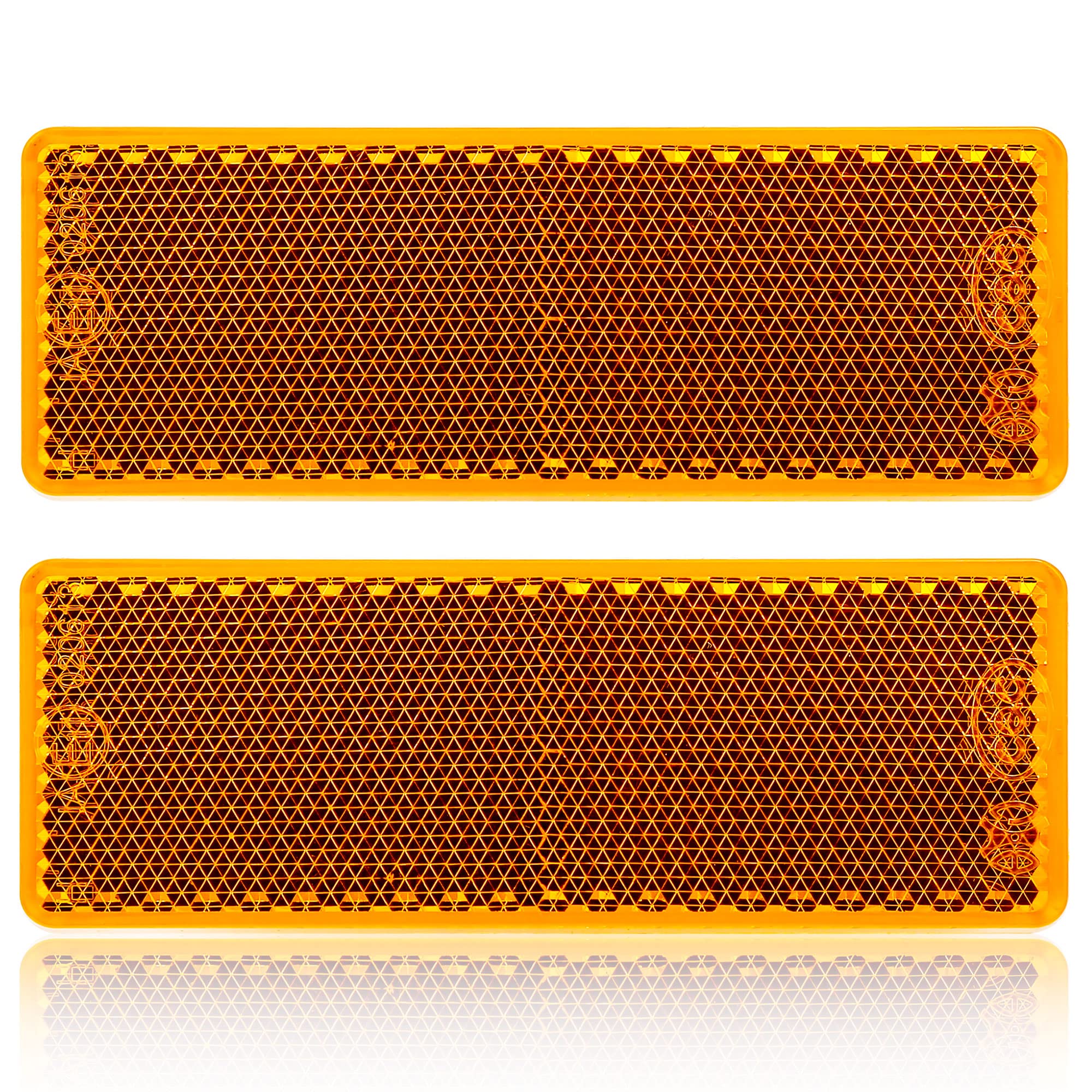 Giallo-Rettangolari-Autoadesivo-2Pezzi