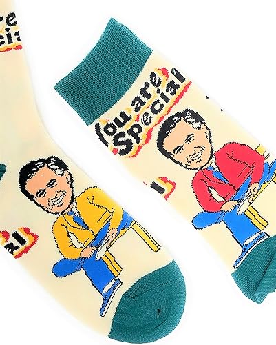 Miniatura 7 de ooohyeah Calcetines divertidos de Mr Rogers para hombre, novedosos calcetines locos y divertidos regalos
