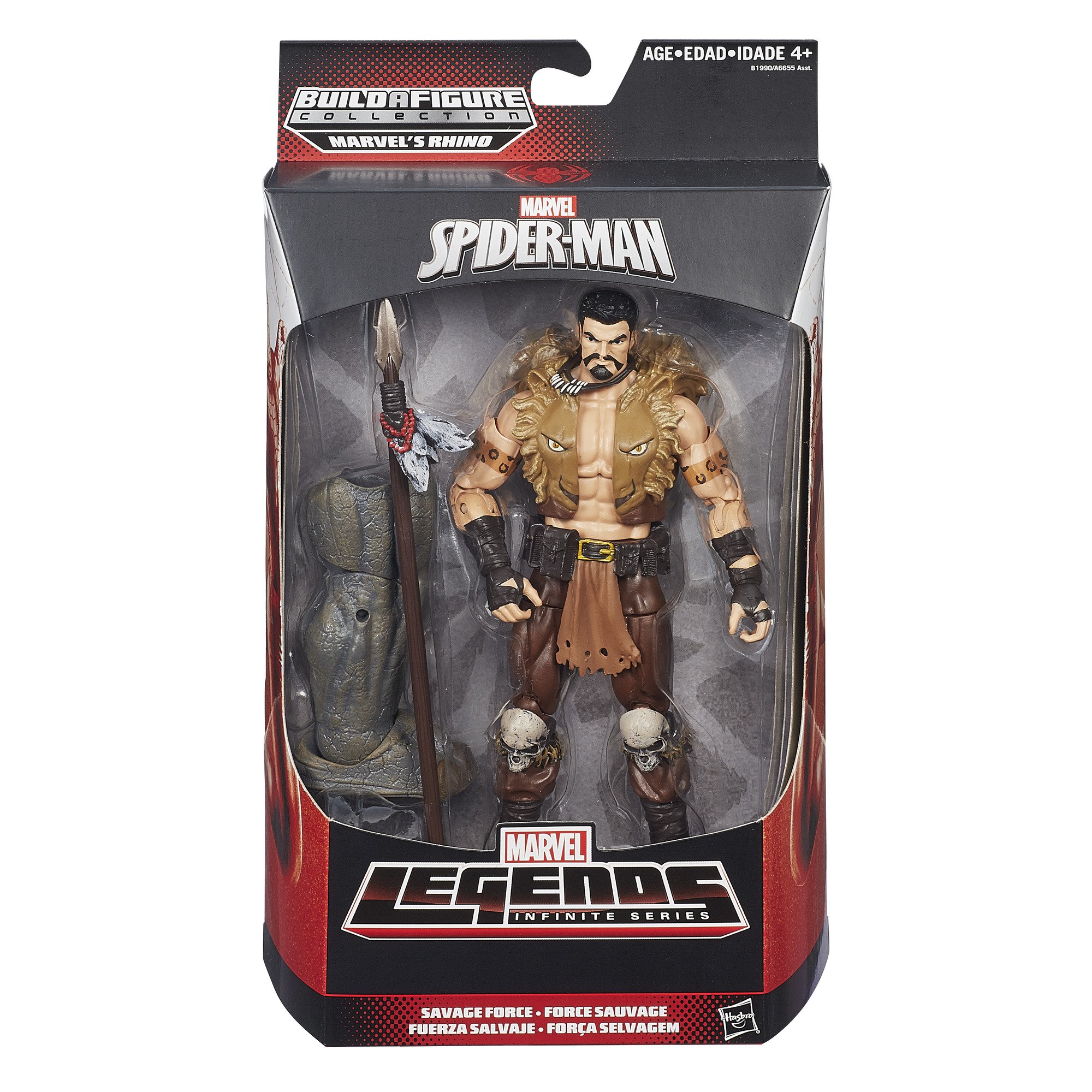 Boneco Marvel Legends Build a Figure Kraven HQ Hasbro A6655