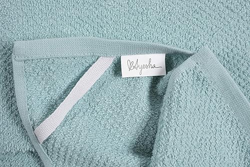 Miniatura 3 de KAF Home Ayesha Curry - Juego de toallas de cocina mixtas de rizo mixto, juego de 6, aguamarina