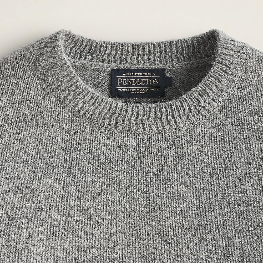 トップス PENDLETON Crewneck Pullover Pendleton Shetland Wool Crewneck Sweater – Johnson Woolen Mills