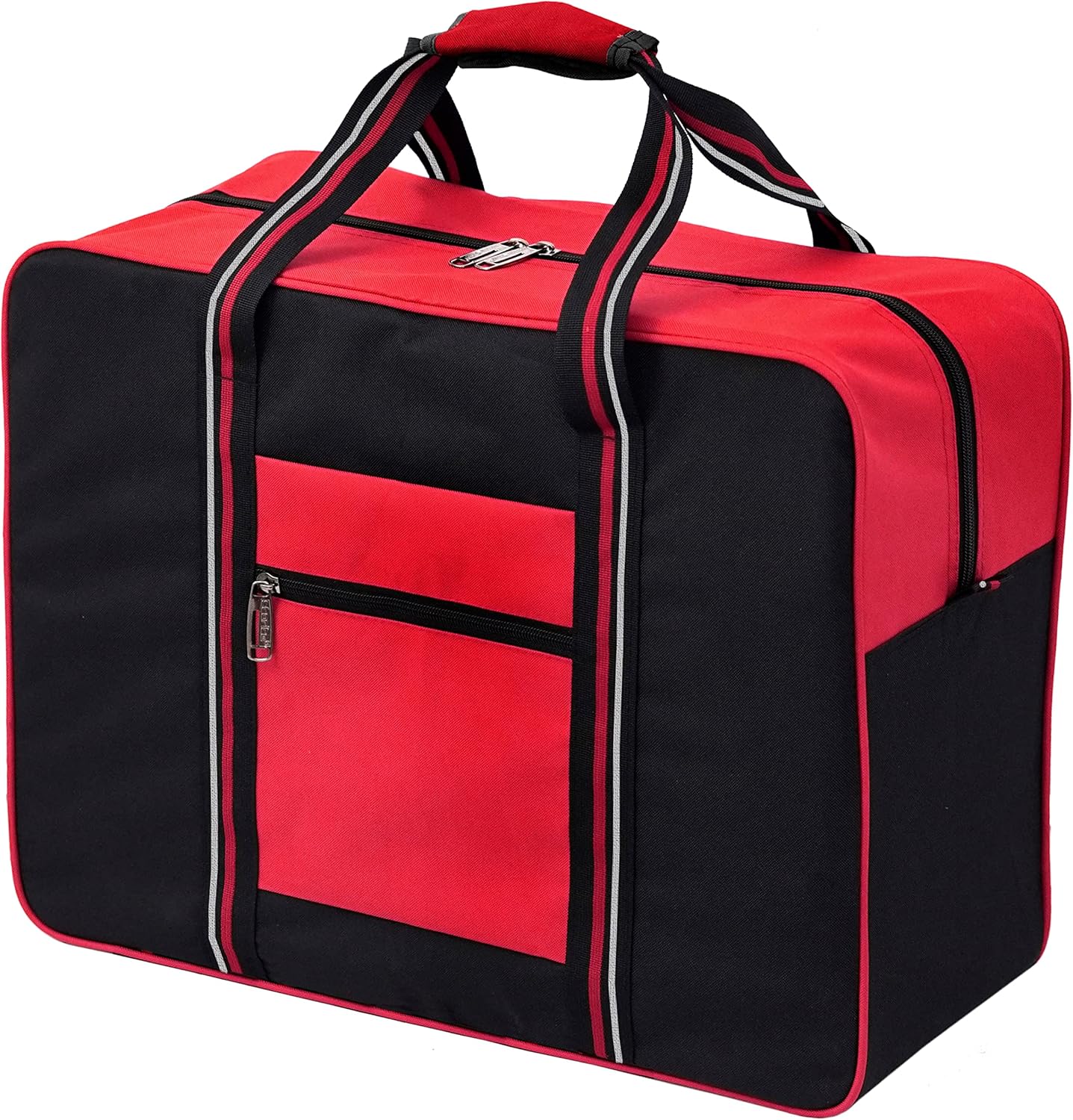 Storite - Women's Fabric Organizer Lightweight Foldable Nylon Travel Carry On Bag (Black, 51.5 x 39 x 21 cm), Multicolor