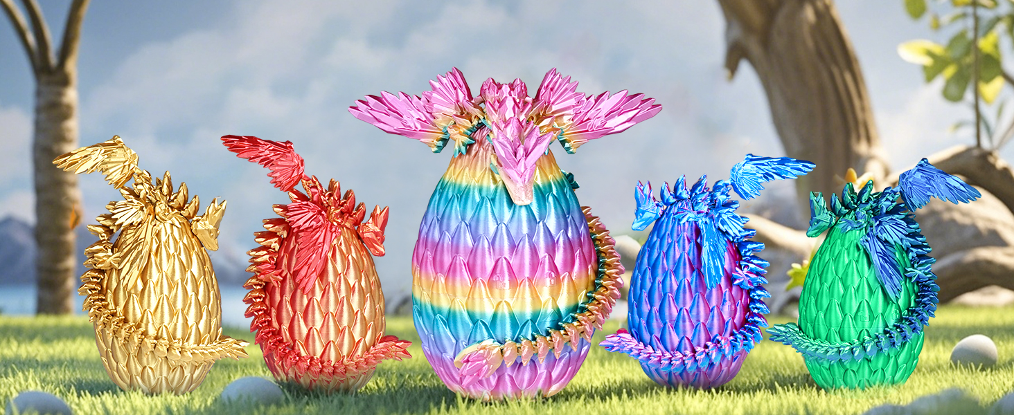 Lot De 3 œufs Dragon à éclore Dans L'eau – Jouet Surprise, Figurines Dragons à Collectionner, œufs Magiques