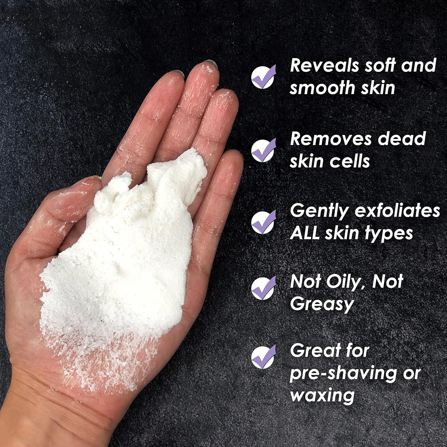 Primal Elements Sugar Scrub, Exfoliating Sugar Whip, Face and Body Cleanser, Moisturizer, Lavender, 10 oz Package