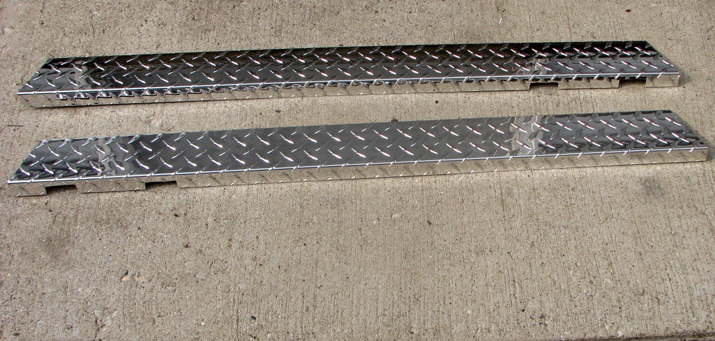 J & O Carts Parts Fits Yamaha G2 and G9 Side Rocker Panels Covers - Silver Aluminum, Polished - Left - Modern Style