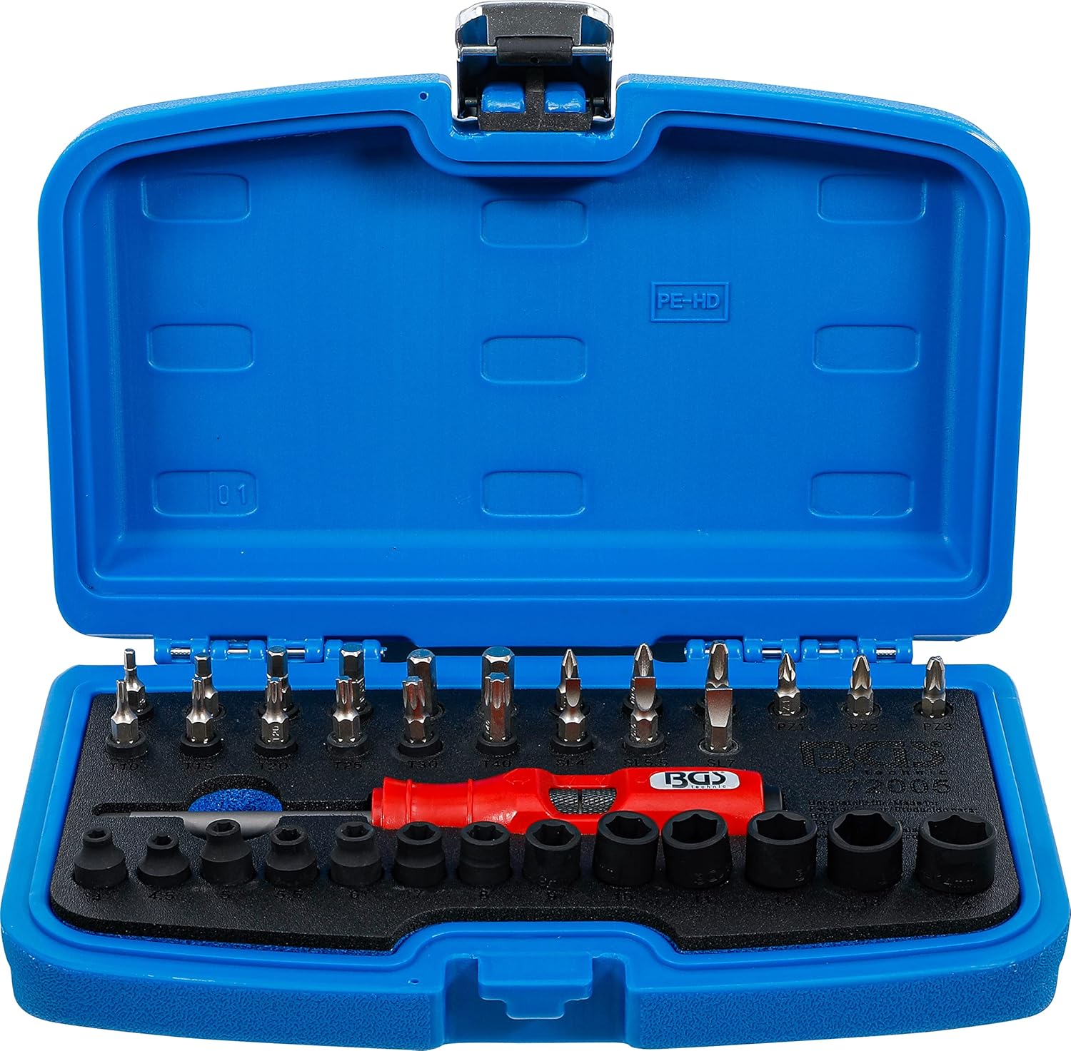 BGS 72005 | Impact Driver Set | 6.3mm (1/4") | 36-Piece
