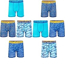 Slip boxer athl&eacute;tique Skechers pour gar&ccedil;on 8 pk avec imprim&eacute;s uniques dans les tailles 2/3 t, 4, 6, 8 et 10
