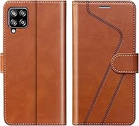 Vista 67 de para Samsung Galaxy A14 5G (2023) Funda tipo cartera, Funda de cuero con tapa [Bloqueo RFID] Soporte para tarjetas de crédito Folio Soporte