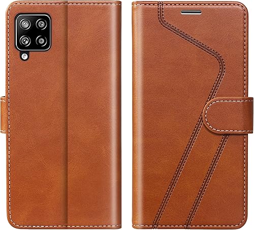 Miniatura 67 de para Samsung Galaxy A14 5G (2023) Funda tipo cartera, Funda de cuero con tapa [Bloqueo RFID] Soporte para tarjetas de crédito Folio Soporte